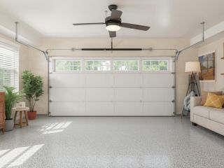 Turn Your Garage Into Your Favorite Room Conroe TX Stylish garage converted into a cozy living space with modern organization in Conroe, TX